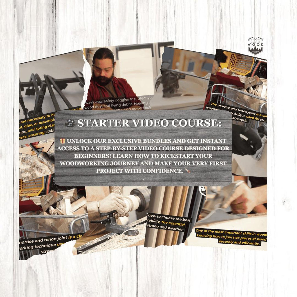 100+ Woodworking Plans Bundle (Digital Download) – Furniture, Outdoor, Storage + More