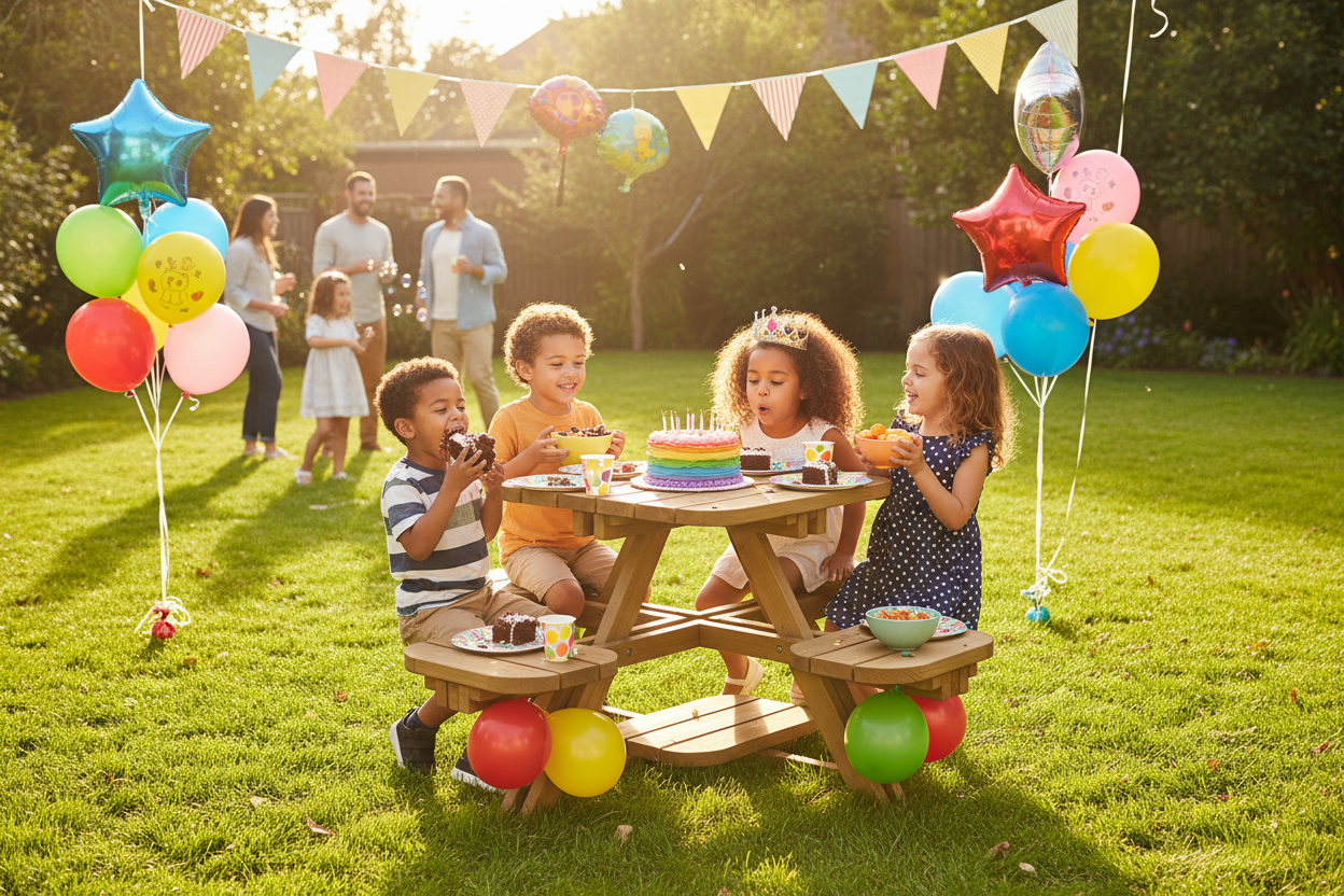 Birthday party scene