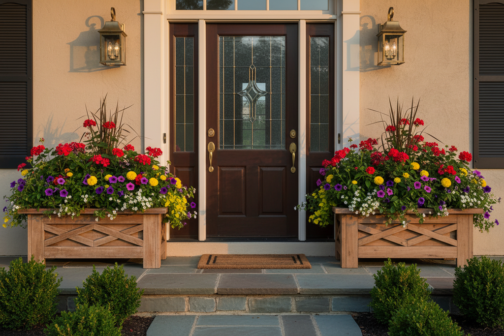 Front entrance symmetry