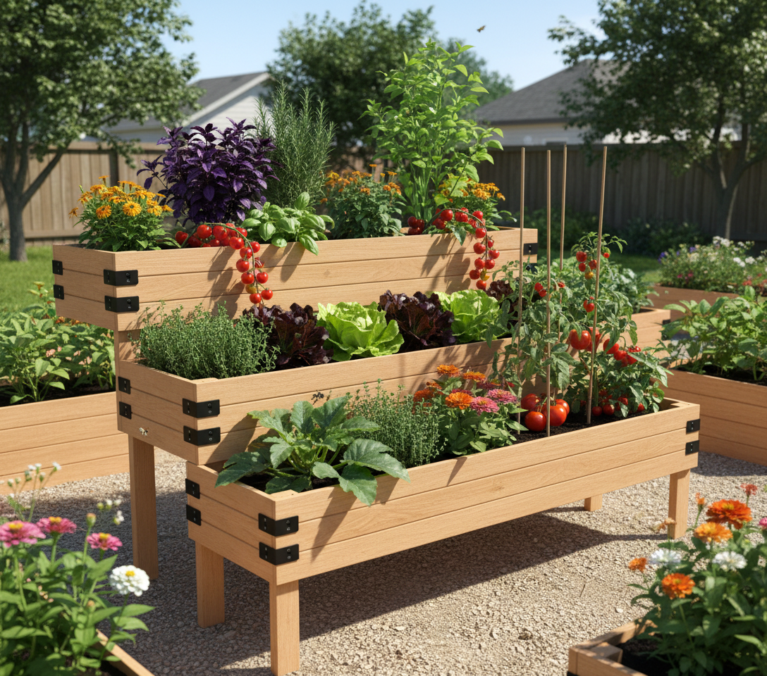 Garden with vegetables