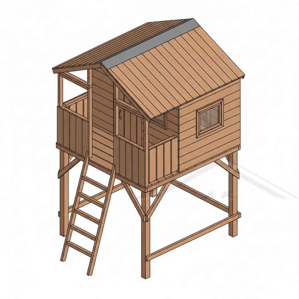 Isometric technical view