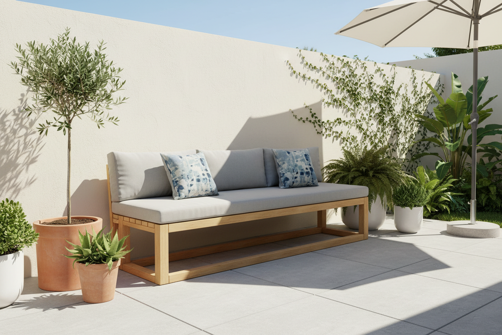 Modern patio lifestyle