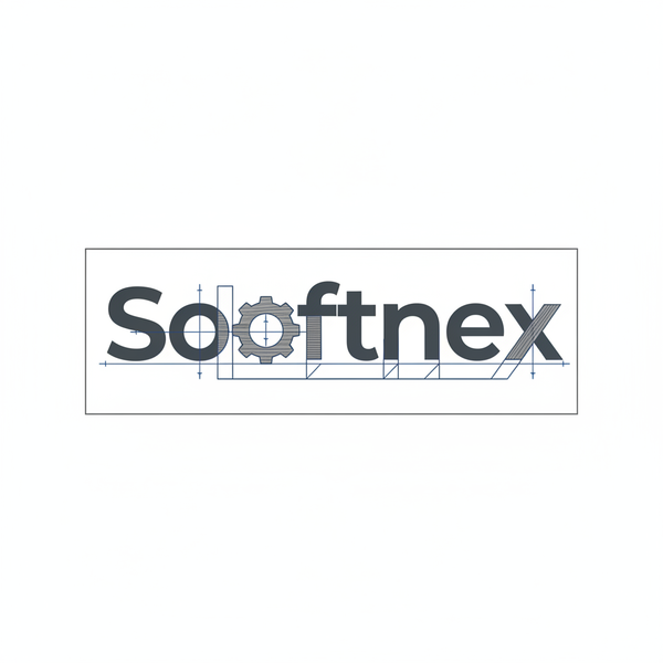 Sooftnex Logo White Background